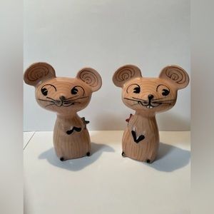 Vintage Holt Howard Merry Mouse Salt and Pepper Shakers